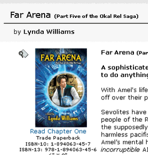 New look for Far Arena cover by artist Lynn Perkins
