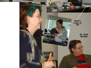 Science Fiction author Lynda Williams visits Canadian Literature class of Dr. Robert Budde