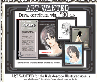 Art Wanted ad by Peter Houston to run in Black Petals