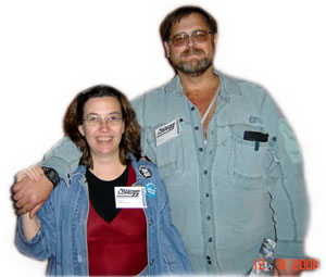 Lynda Williams and John Preet at ConVersion 22 in Calgary, Summer 06