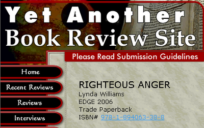 Righteous Anger review on Yet Another Book Review