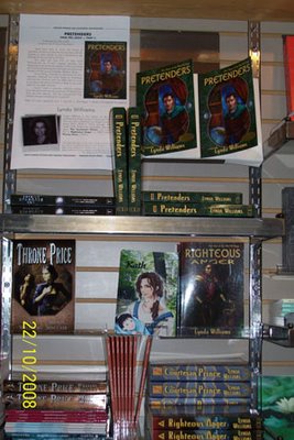 Display of Okal Rel books at the UNBC Bookstore October 2008