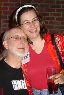 Author Lynda Williams and Publisher Brian Hades of Edge Science Fiction and Fantasy Publishing