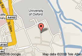 google map for Mansfield College Oxford